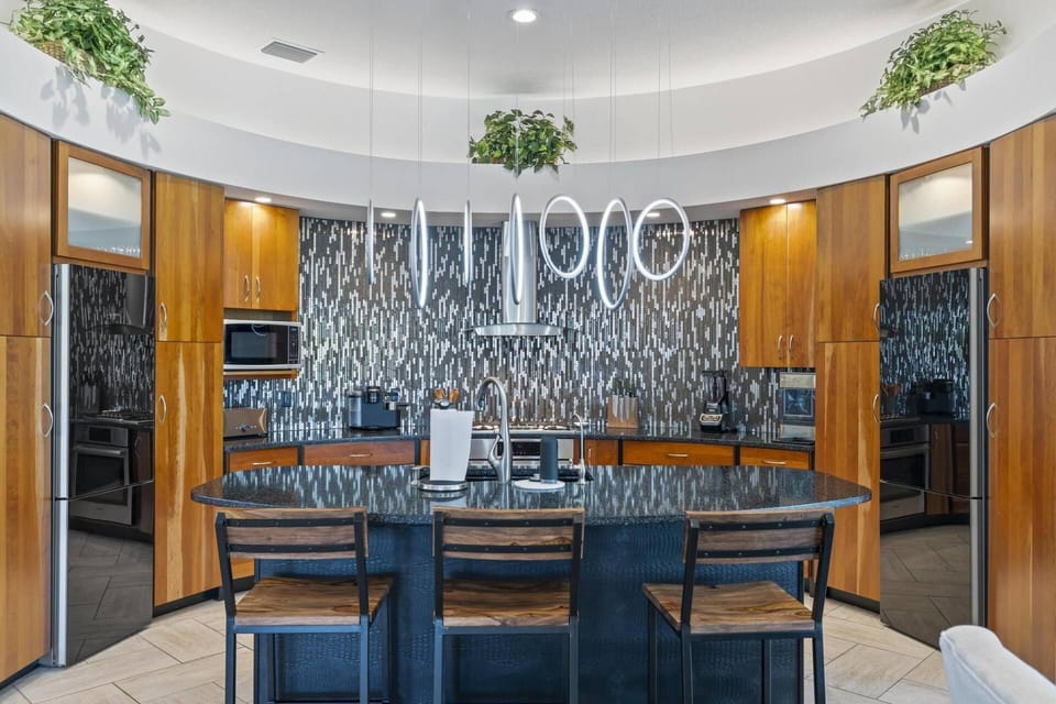 Culinary Paradise: Luxury Kitchen with Dual Refrigerators, Commercial-Grade Gas Range & Everything You Need to Cook Your Delicious Meals
