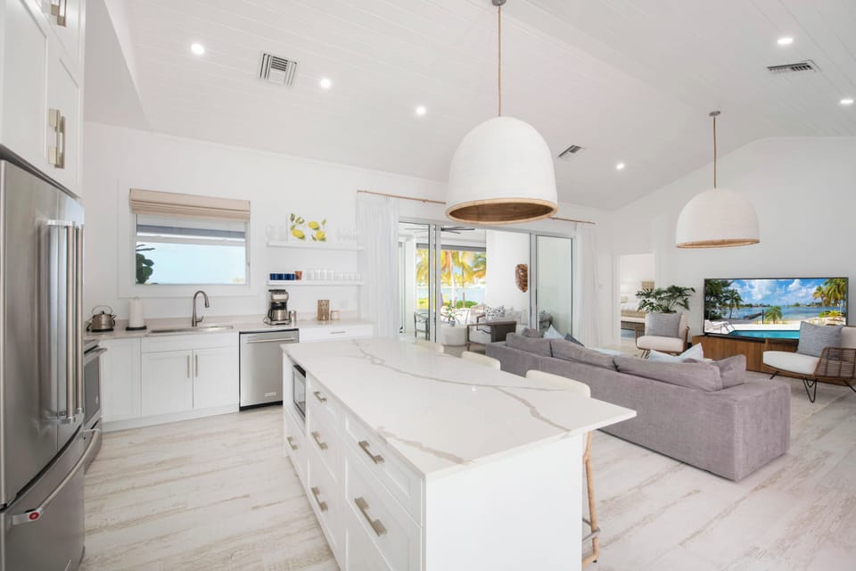 Modern renovated kitchen.