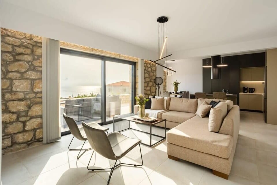 Modern Living Room with Cozy Seating and Stylish Details – A relaxing space blending comfort and contemporary design.