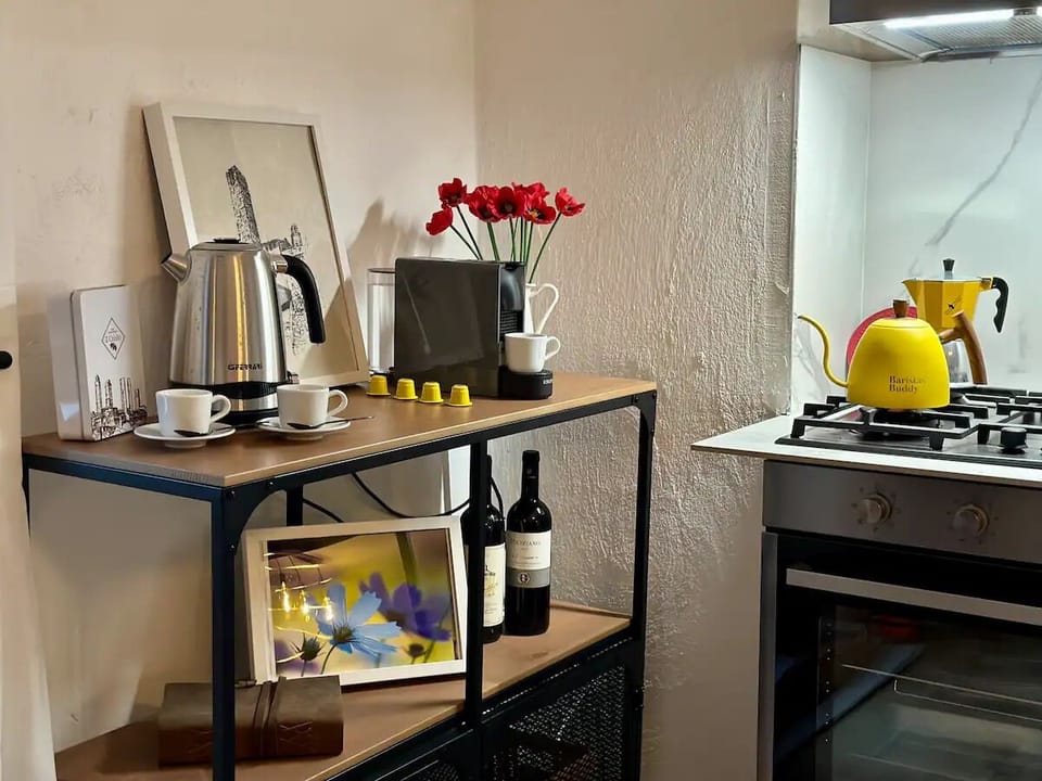 Our cafe station...