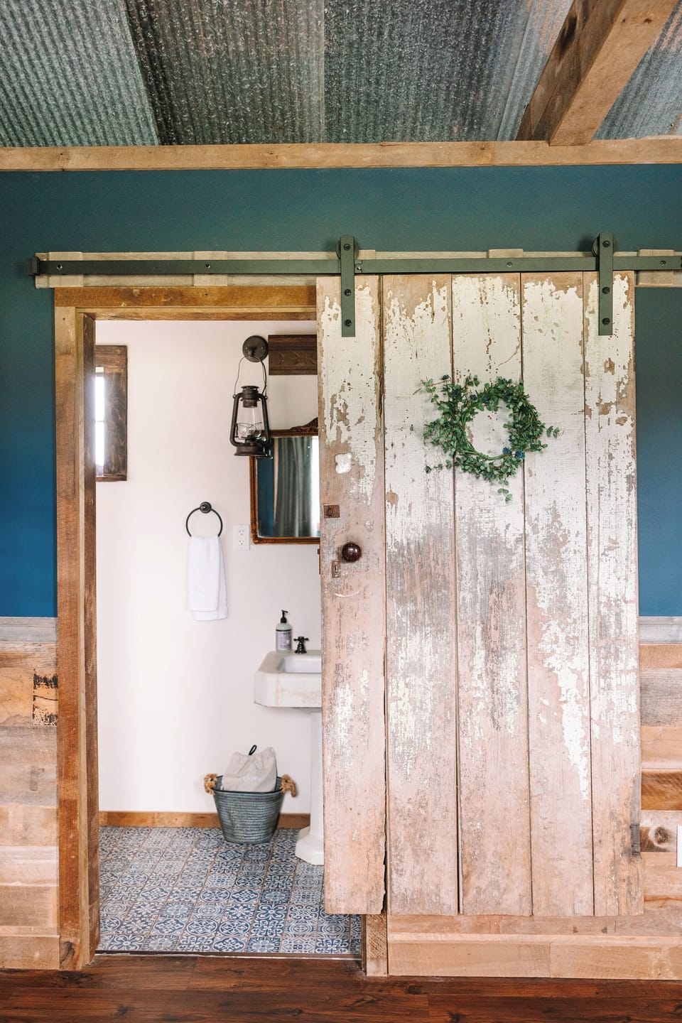Bathroom with walk in shower 