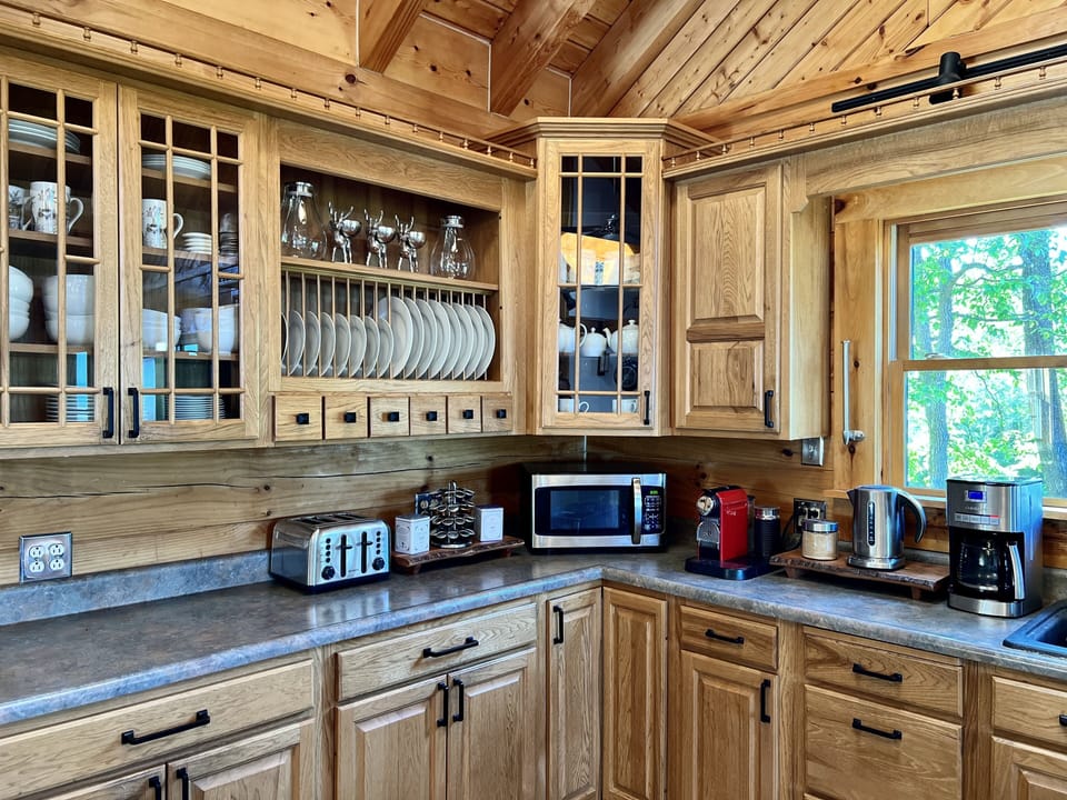 We provide everything you can need in the kitchen. 