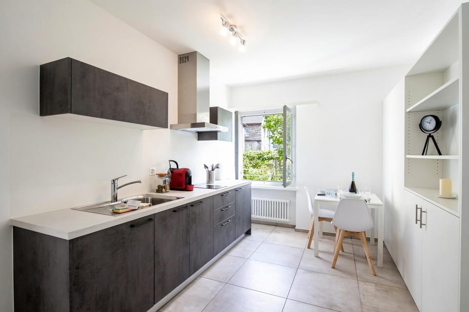 Kitchen and dining area