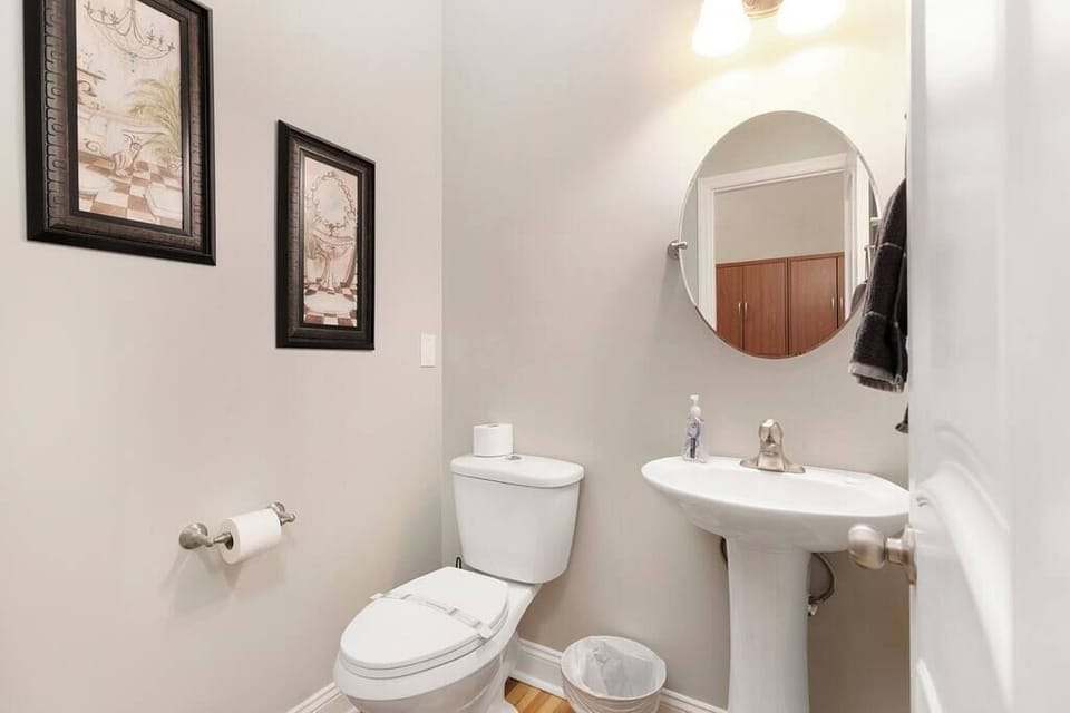 Half Bathroom near Kitchen