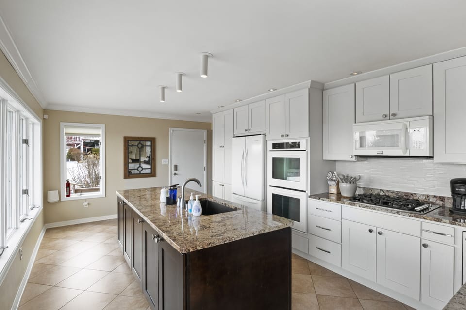 Kitchen with a view! Main floor. 