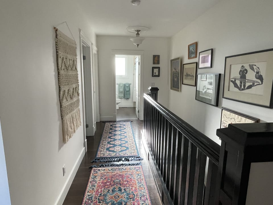 Leaving the Master Bedroom, two other bedrooms are on left down the hall