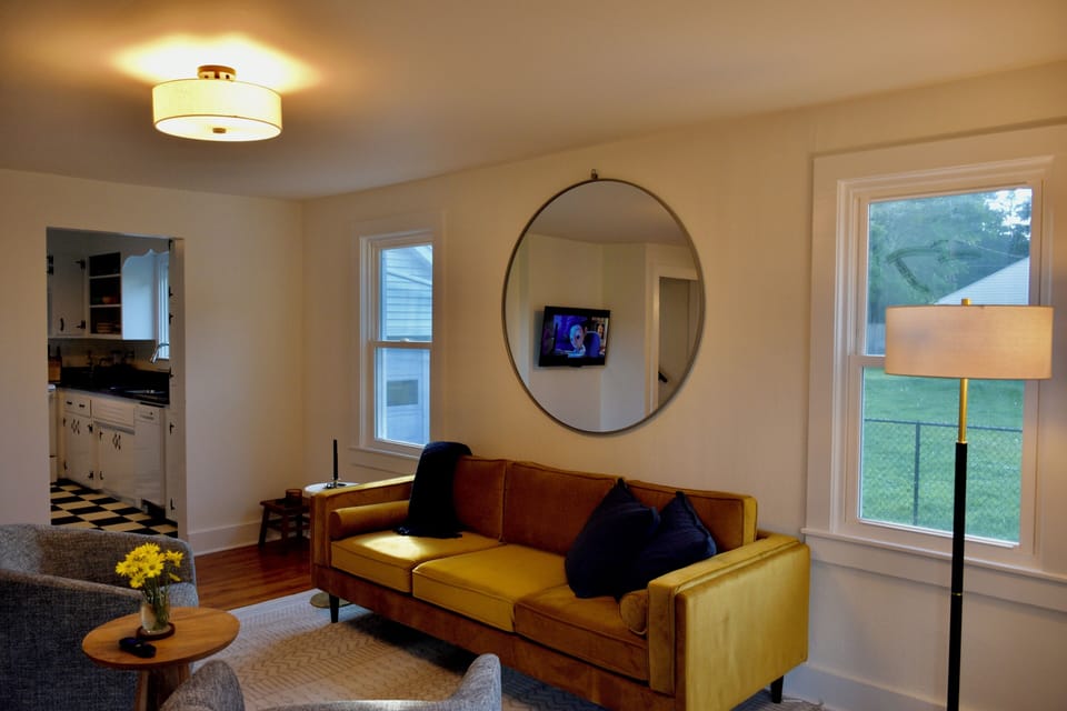 All-New Mid-Century Living Room with Timeless Style