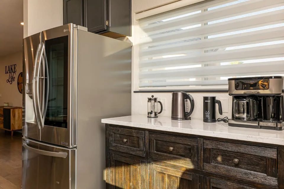 Coffee bar in Kitchen.