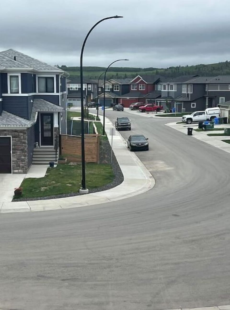 Free parking on the street 