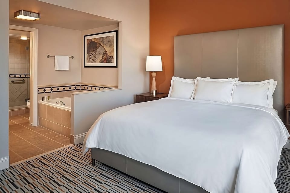 Indulge in a suite-style retreat with spa-like soaking tub.