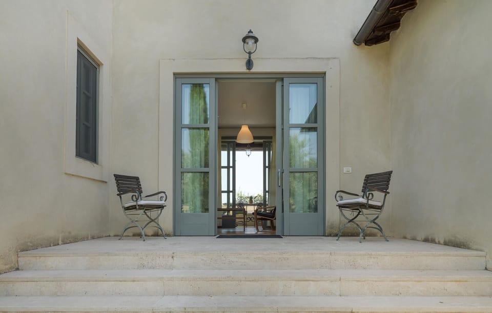 outside