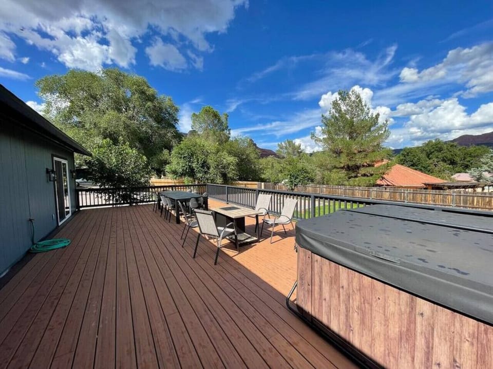 The deck at the unit