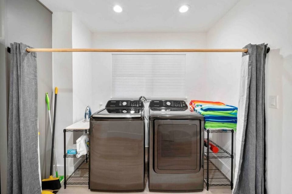 The laundry room