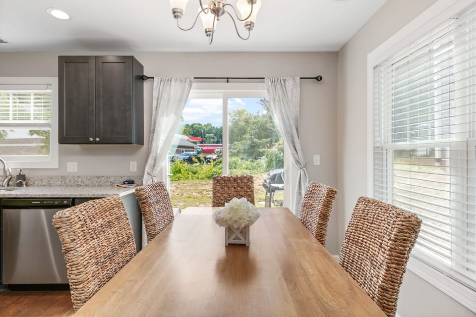Dining table.