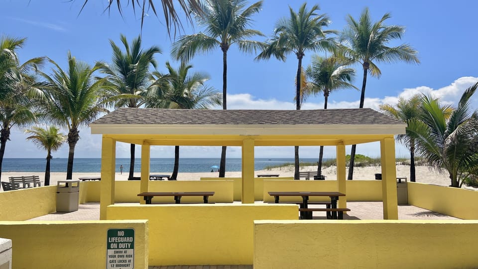 Private beach club!
