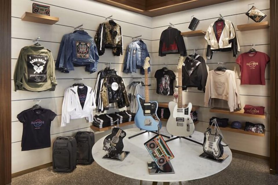 Browse exclusive memorabilia and grab souvenirs to remember tonight.