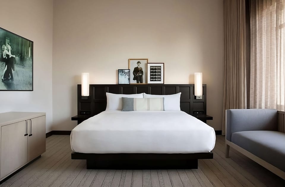 Sink into crisp linens and enjoy a perfectly calm night.