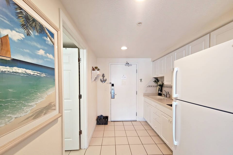 Main entry through kitchen.