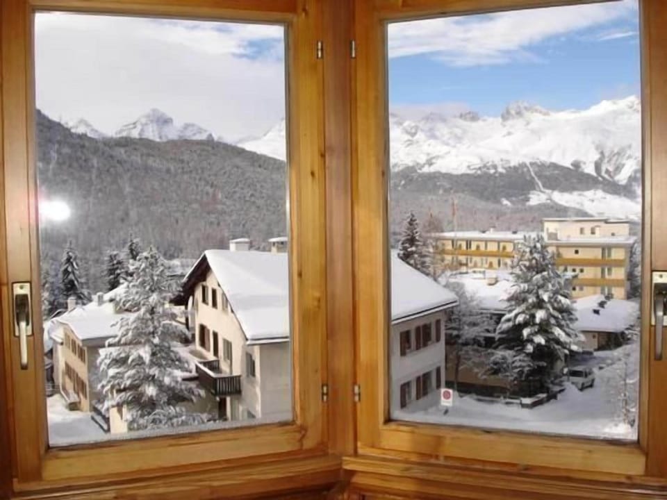 Bay window in winter