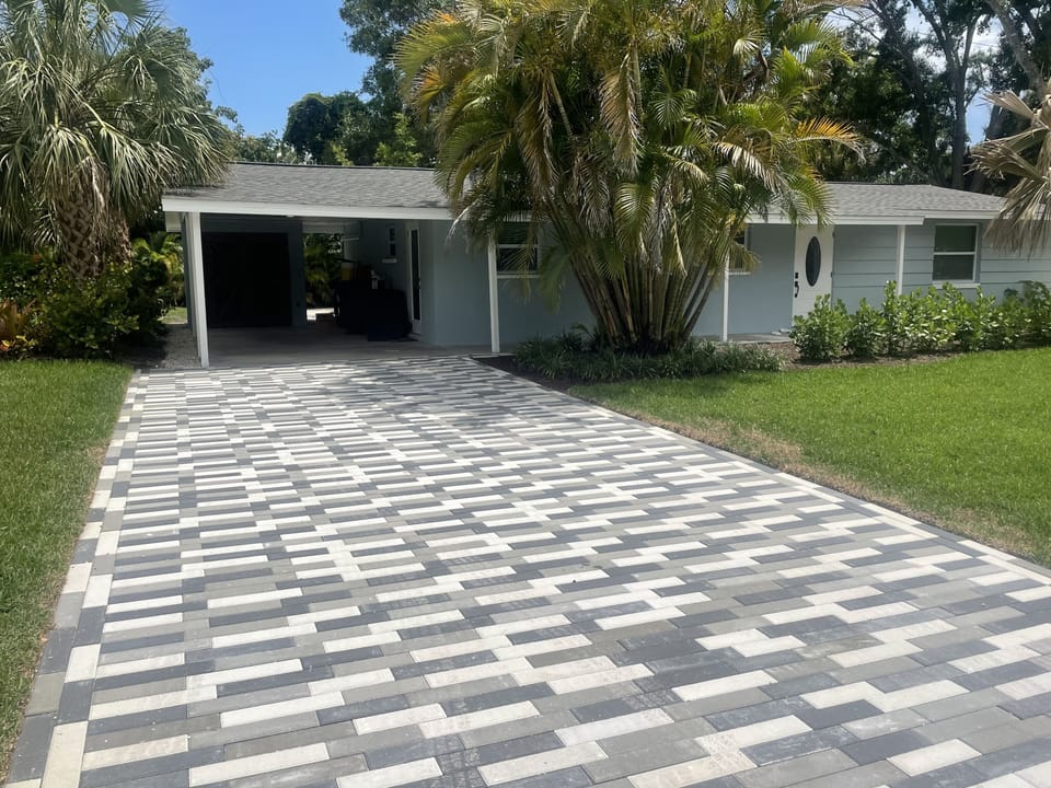 Long driveway 