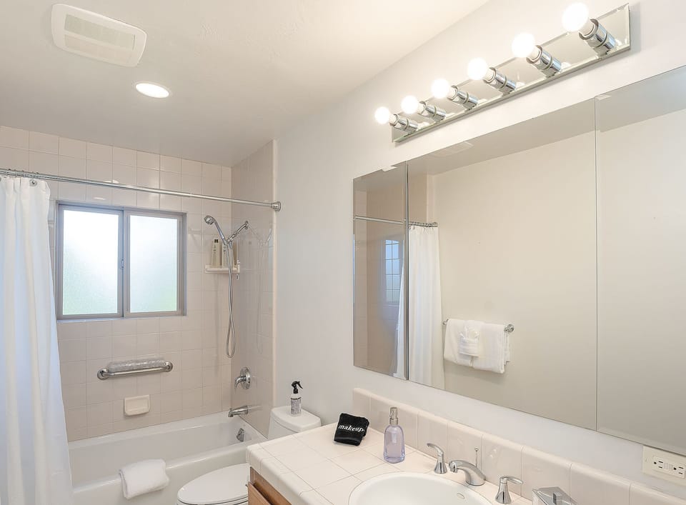 En Suite Bath with Shower Over Tub