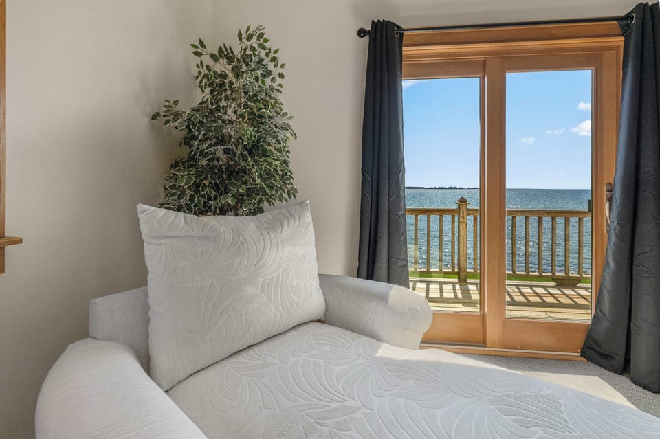 Views from the bedroom sitting area