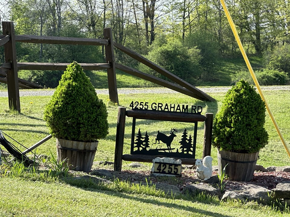 Entry to the driveway
