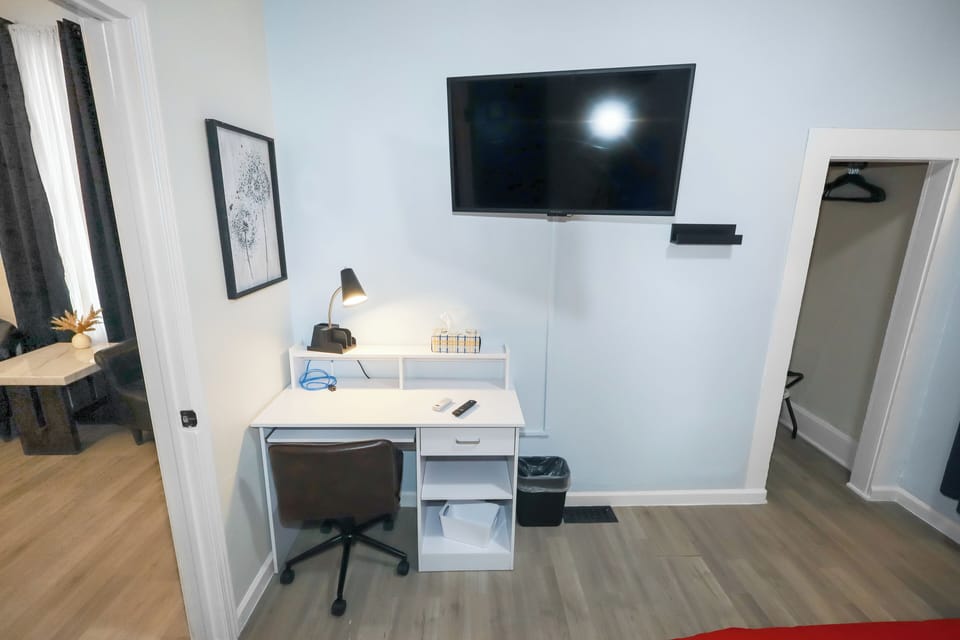 Work from home space with ethernet connection