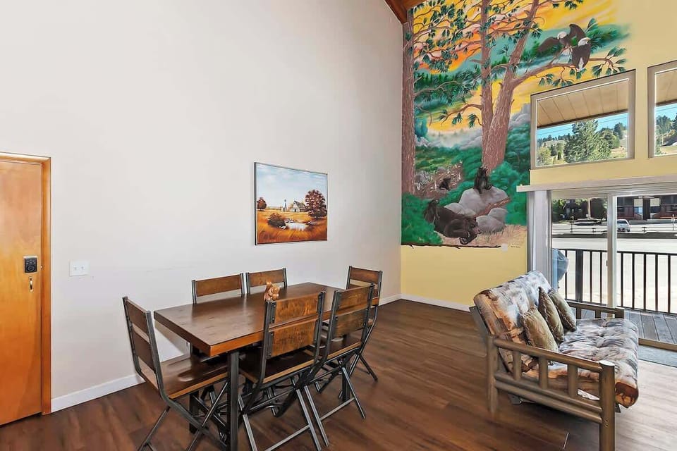 Dinning Table and living room. 