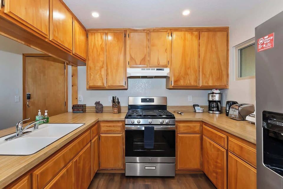 Kitchen view. 