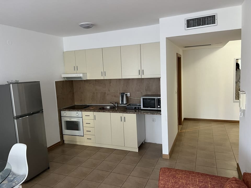 The brand new kitchen