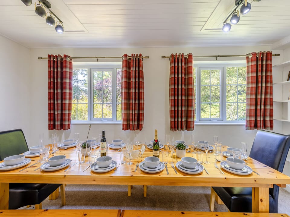 Dining room | The Farmhouse - Pen y Bryn Farm and Holiday Cottages, Betws Yn Rhos