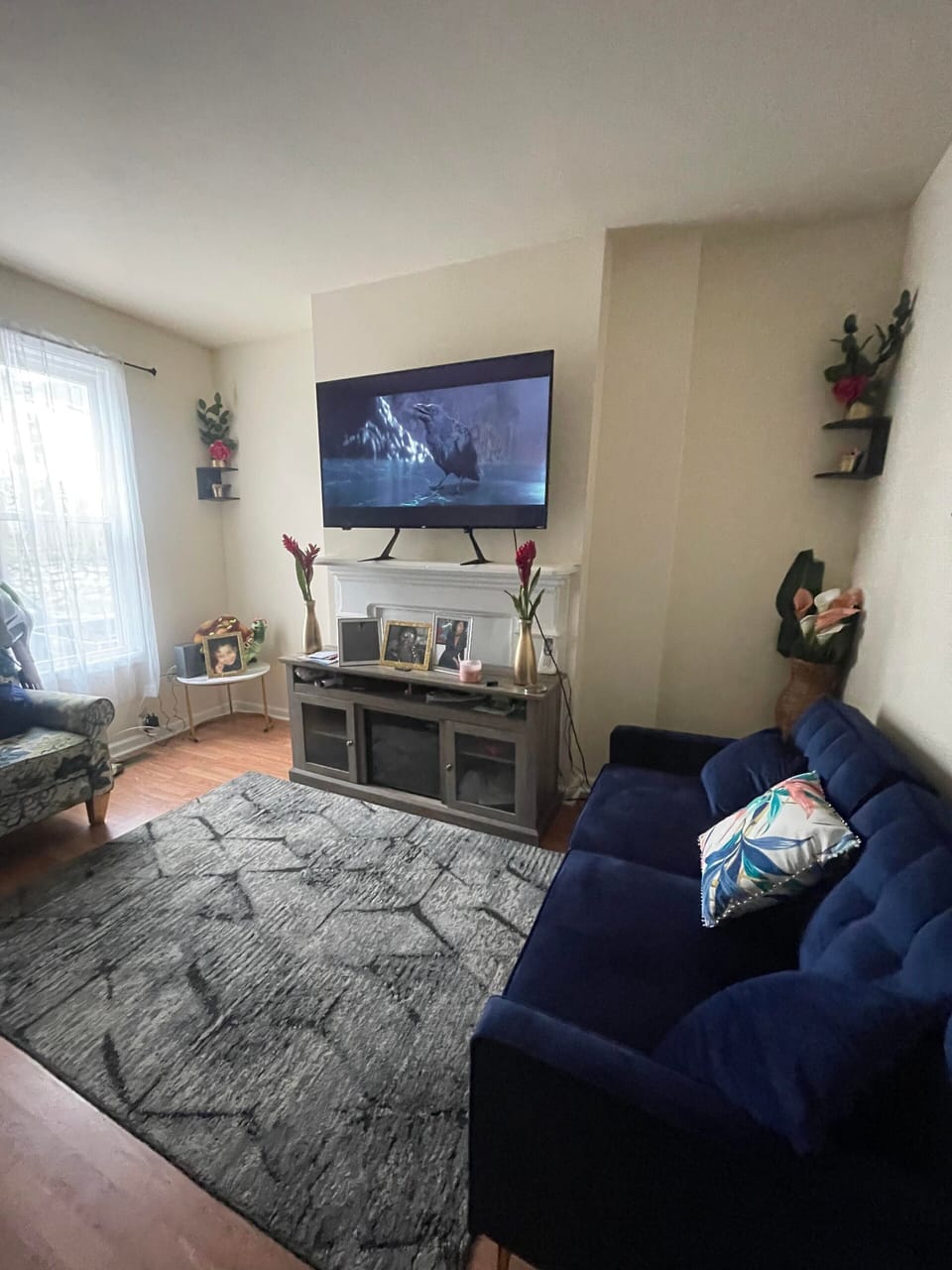 front entrance living room 