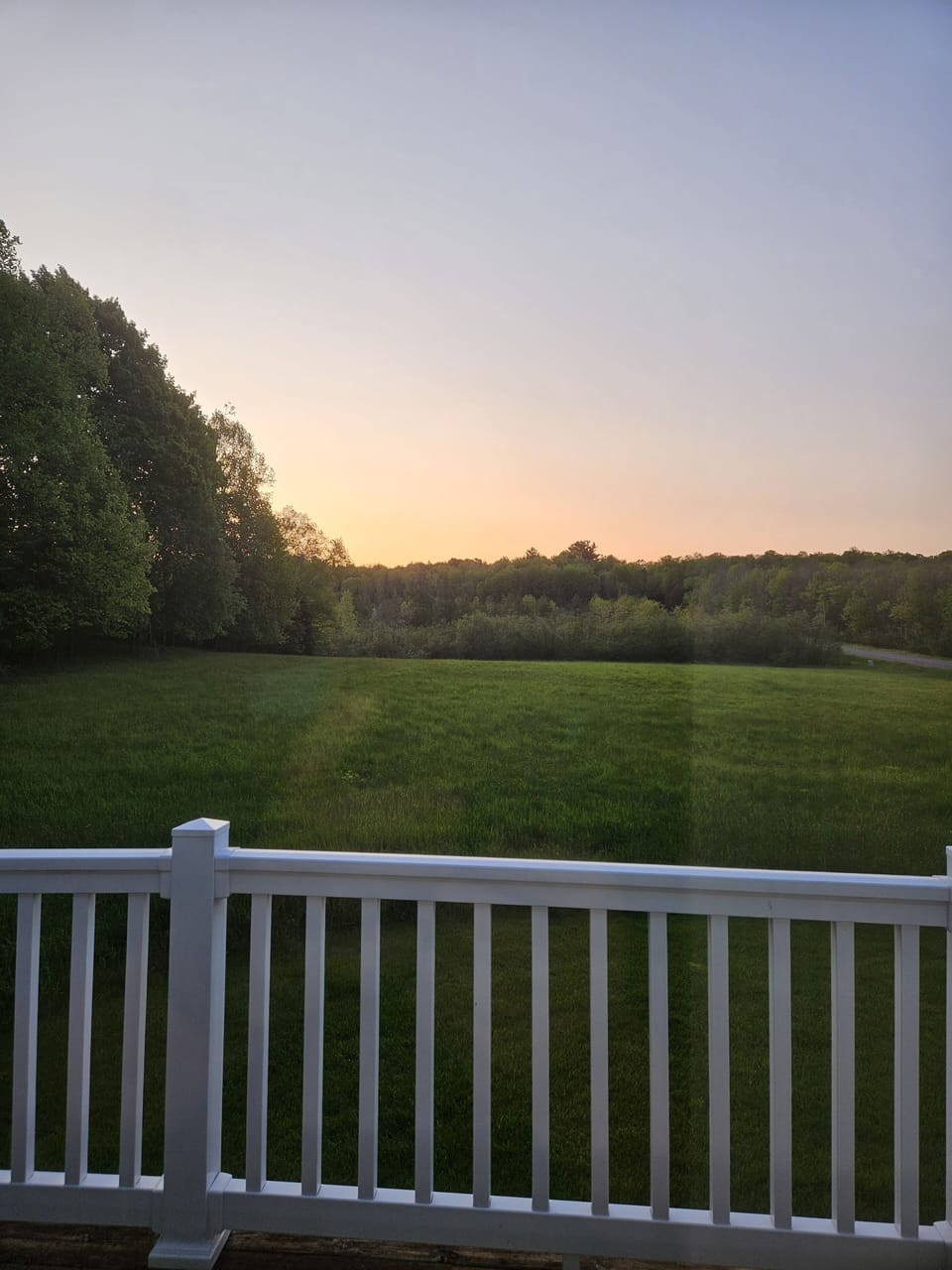 Sunrise off the bedroom #1 deck