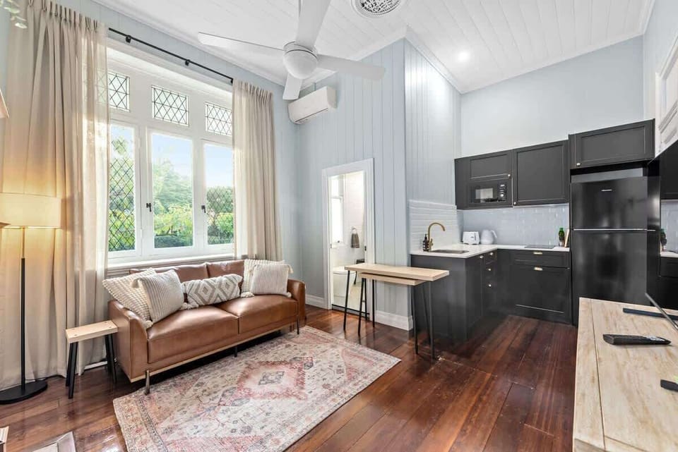 Open plan lounge, kitchen