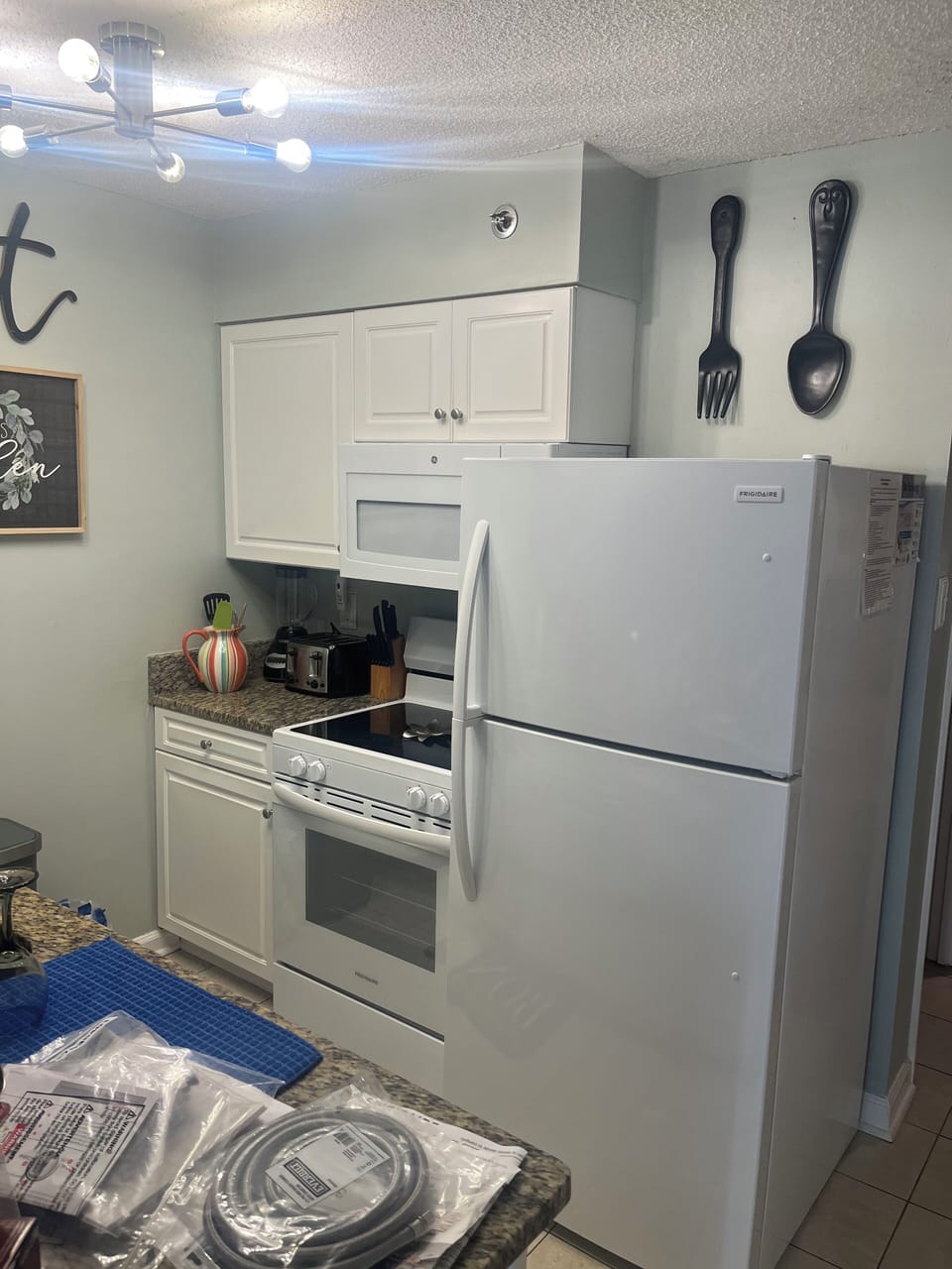 new appliances in kitchen
