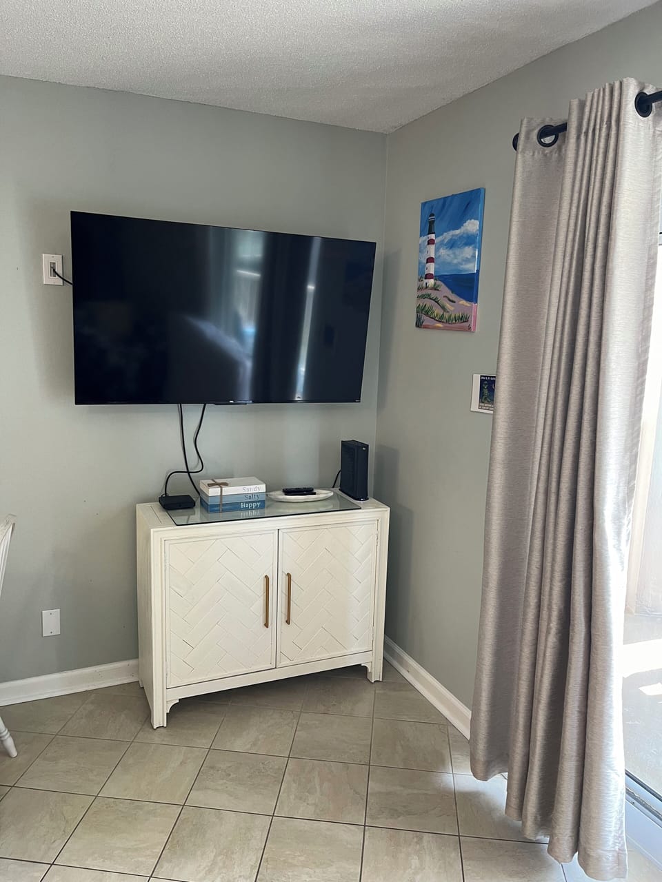 Smart TV in living room
