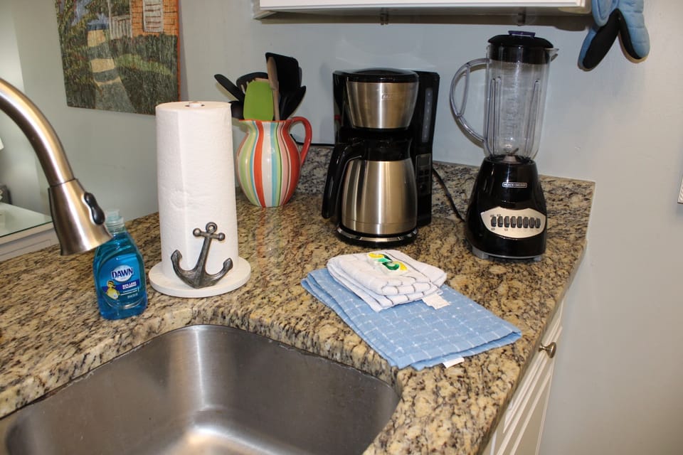 fully stocked kitchen