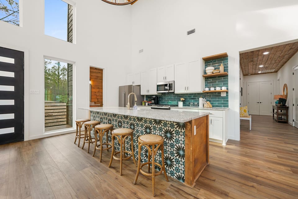 Well-stocked kitchen is ready for