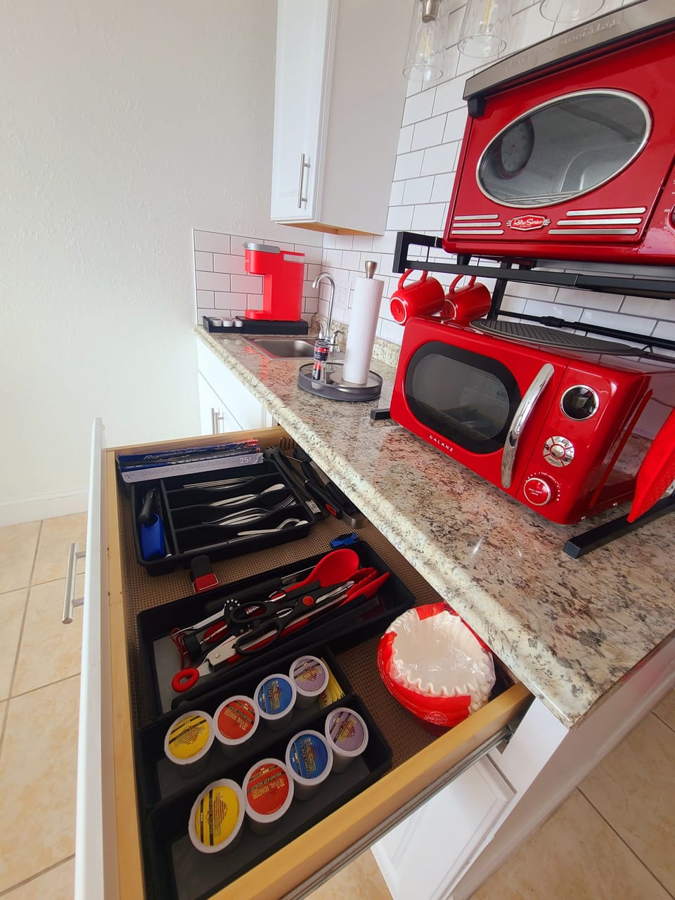 Keurig coffee maker and silver at your convenience 