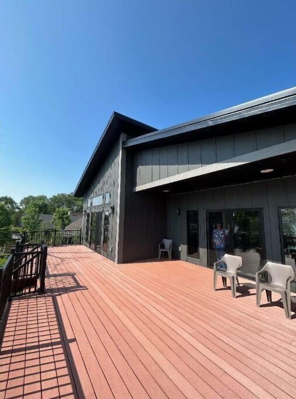 Massive deck for enjoying the lake views!