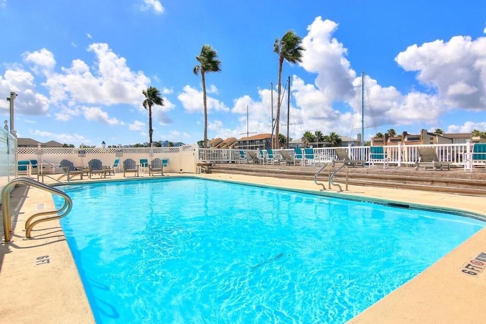 Outdoor pool for guests to enjoy