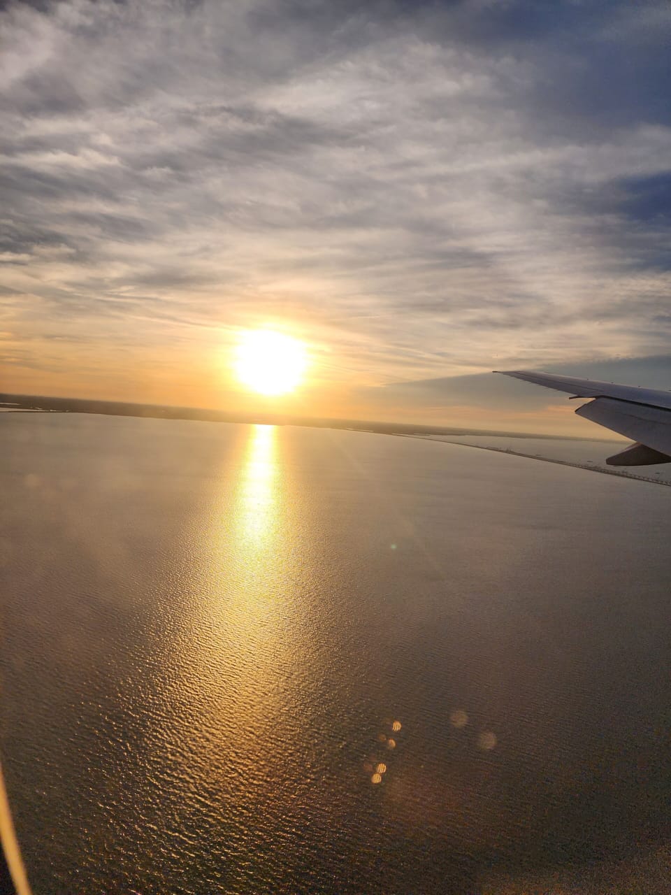 Your view as you come into Tampa Internal Airport (TPA).