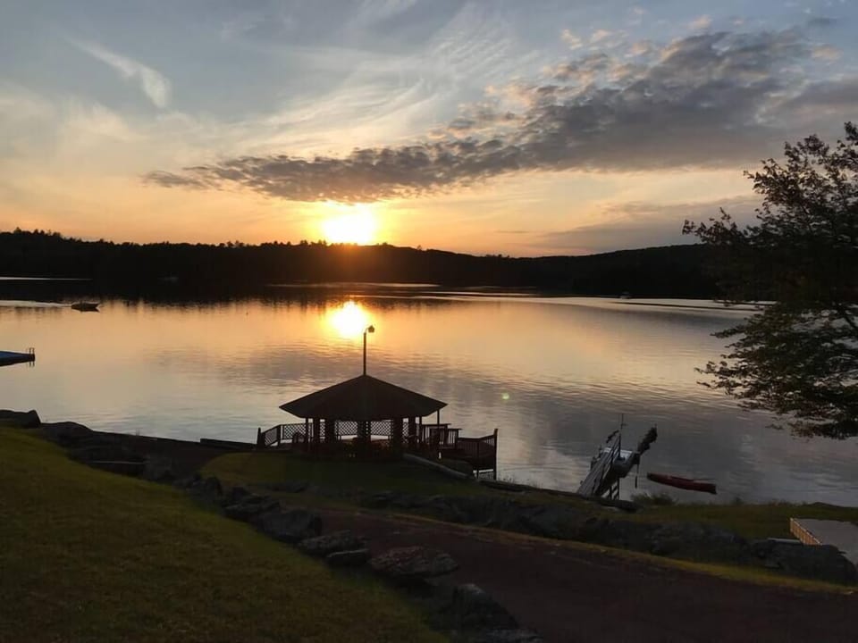 Sunset over Swinging Bridge Reservoir
