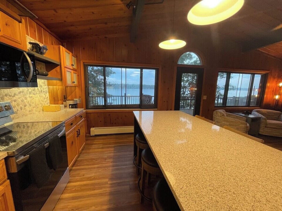 Cooking with a view.