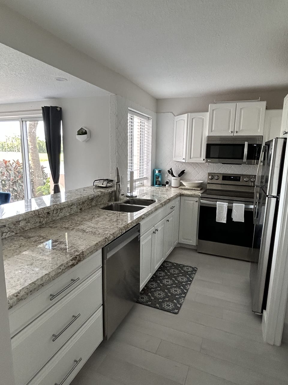 updated kitchen with dishwasher