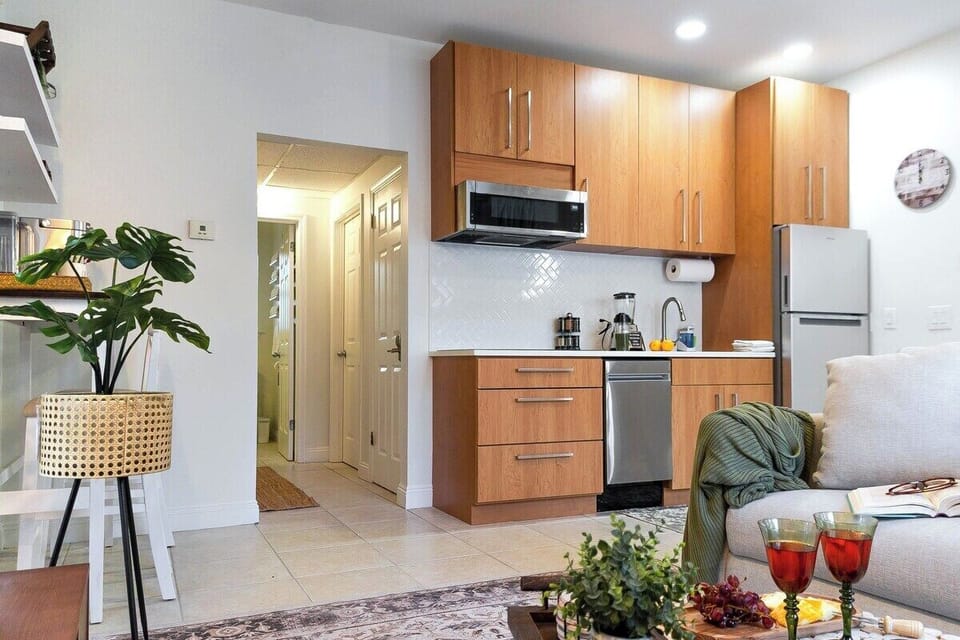 Unleash Serene Spaces: Embrace our enchanting cottage's open concept design.