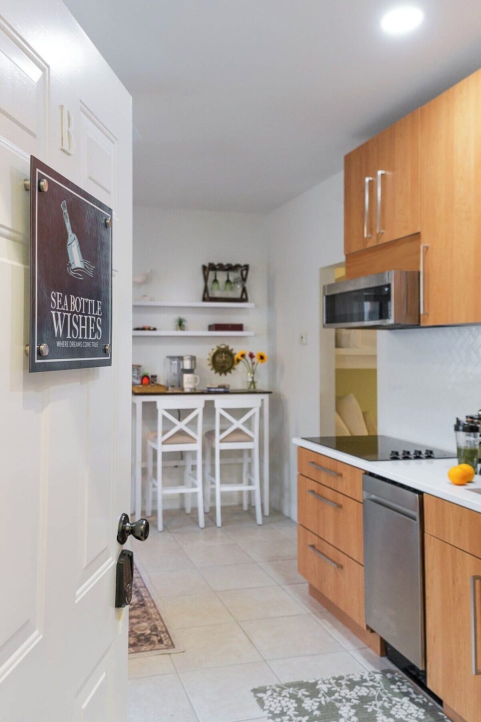 Culinary Delight Awaits: Enter and be greeted by our fabulous kitchen.