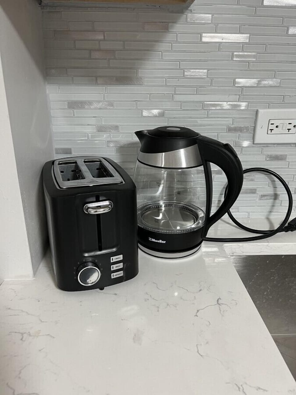 Toaster and kettle