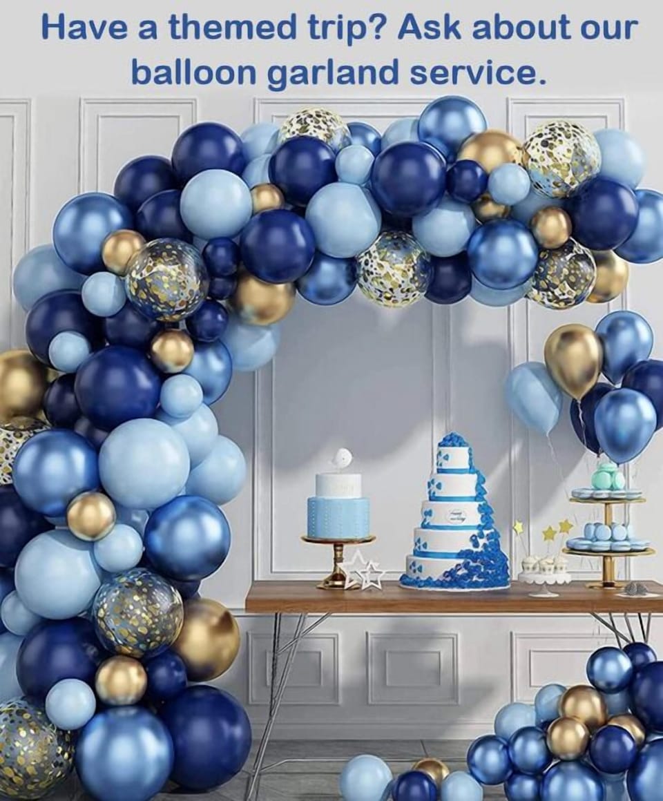 Ask us about our balloon garlands! $185